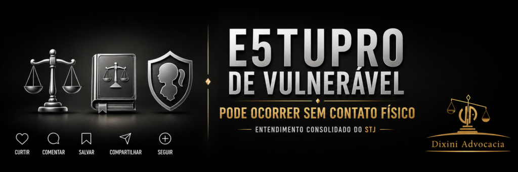 Estupro de vulnerável não exige contato físico