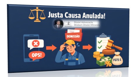 Empresa exagera e Justiça reverte justa causa aplicada a trabalhador