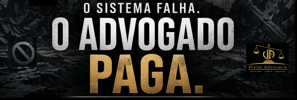 A Advocacia privada não pode ser a financiadora de política pública